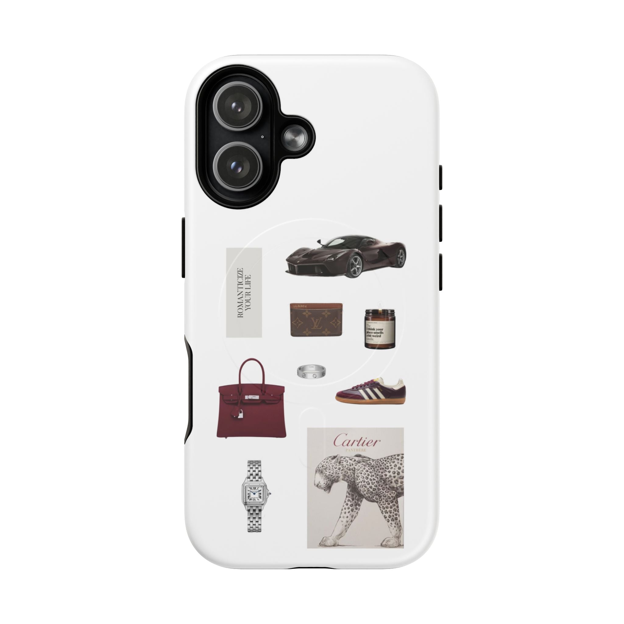 SAEVO Bordeaux Luxe Magnetic iPhone Case