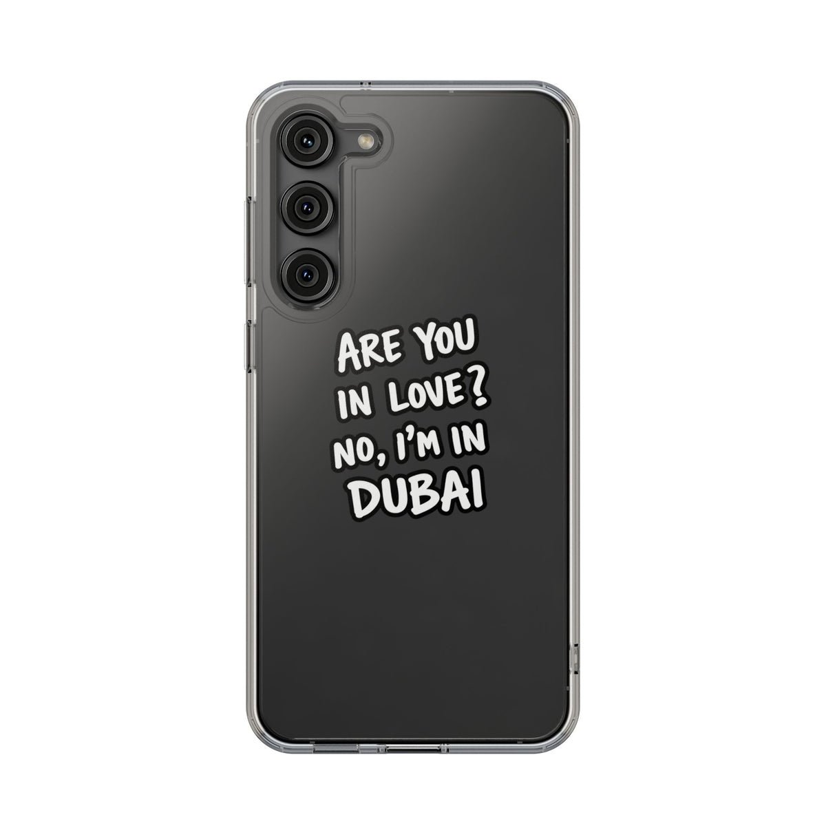 Dubai Love Clear Impact-Resistant Case