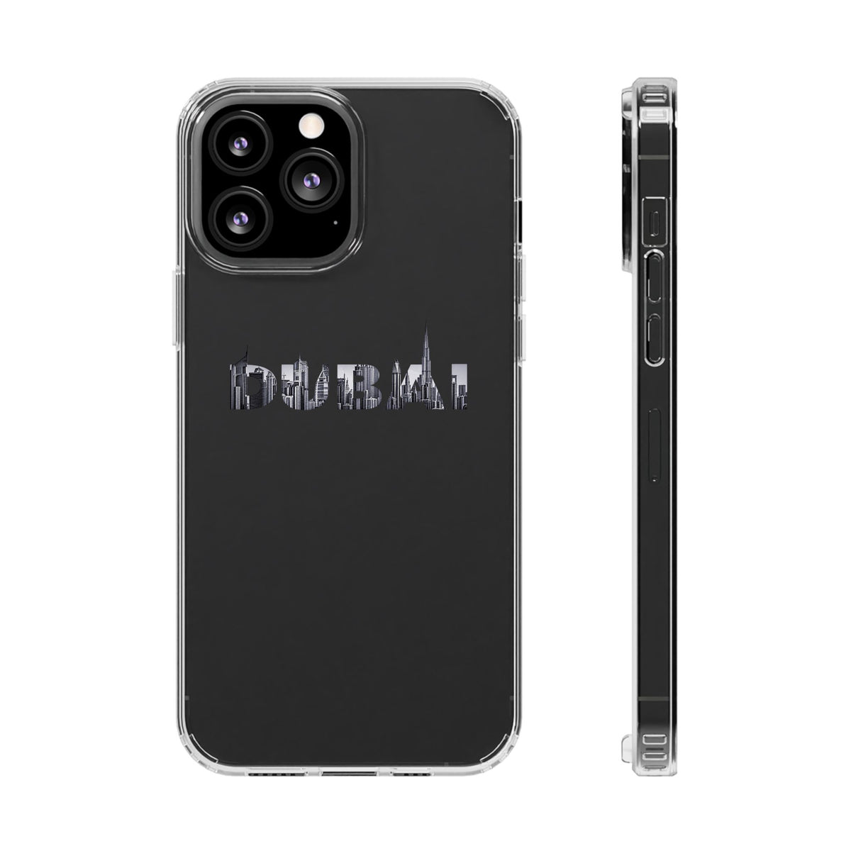 Dubai Skyline Clear Impact-Resistant Case