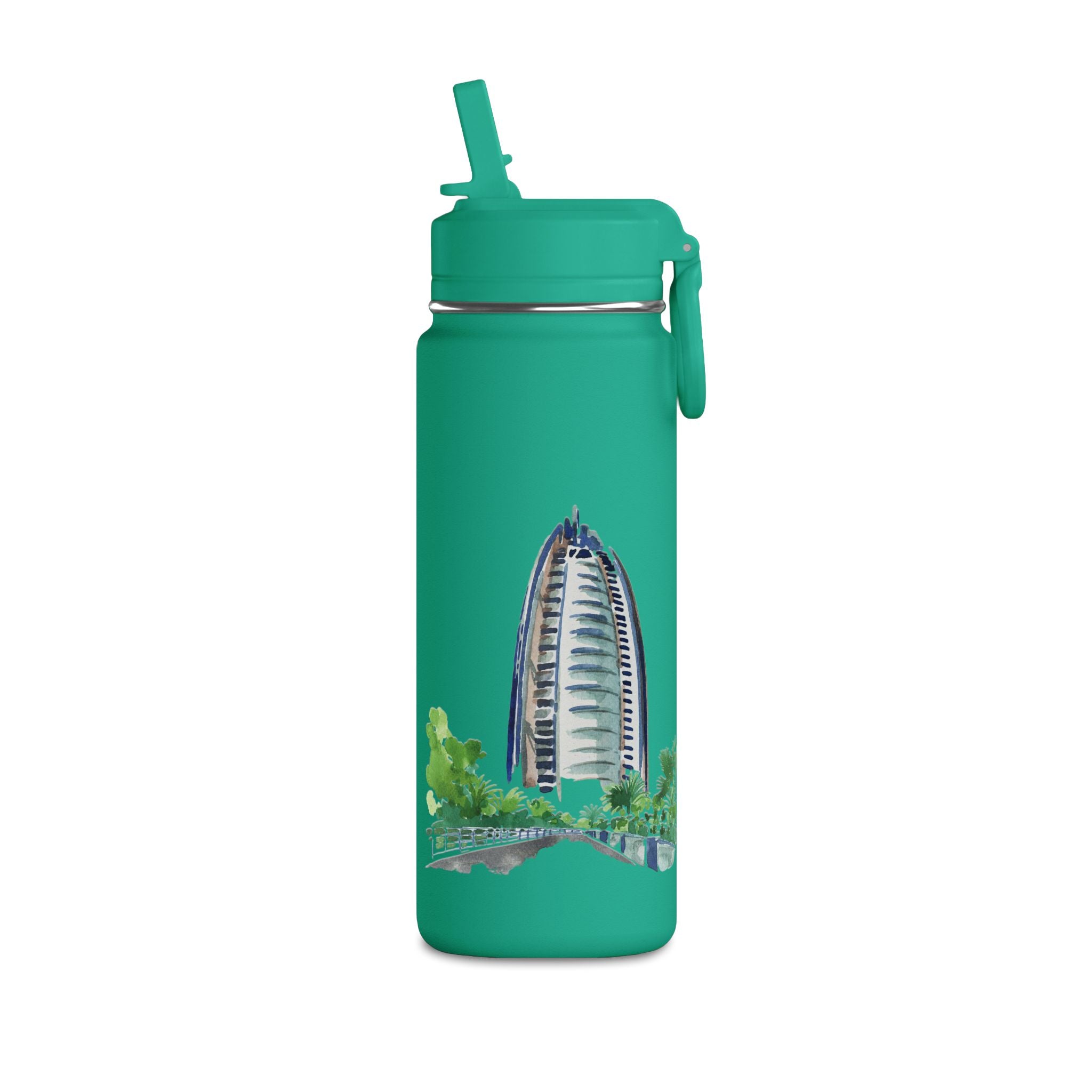 SAEVO Burj Al Arab Watercolor Mini Water Bottle – 0.6L