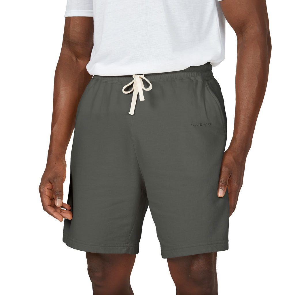 SAEVO Garment-Dyed Fleece Sweat Shorts
