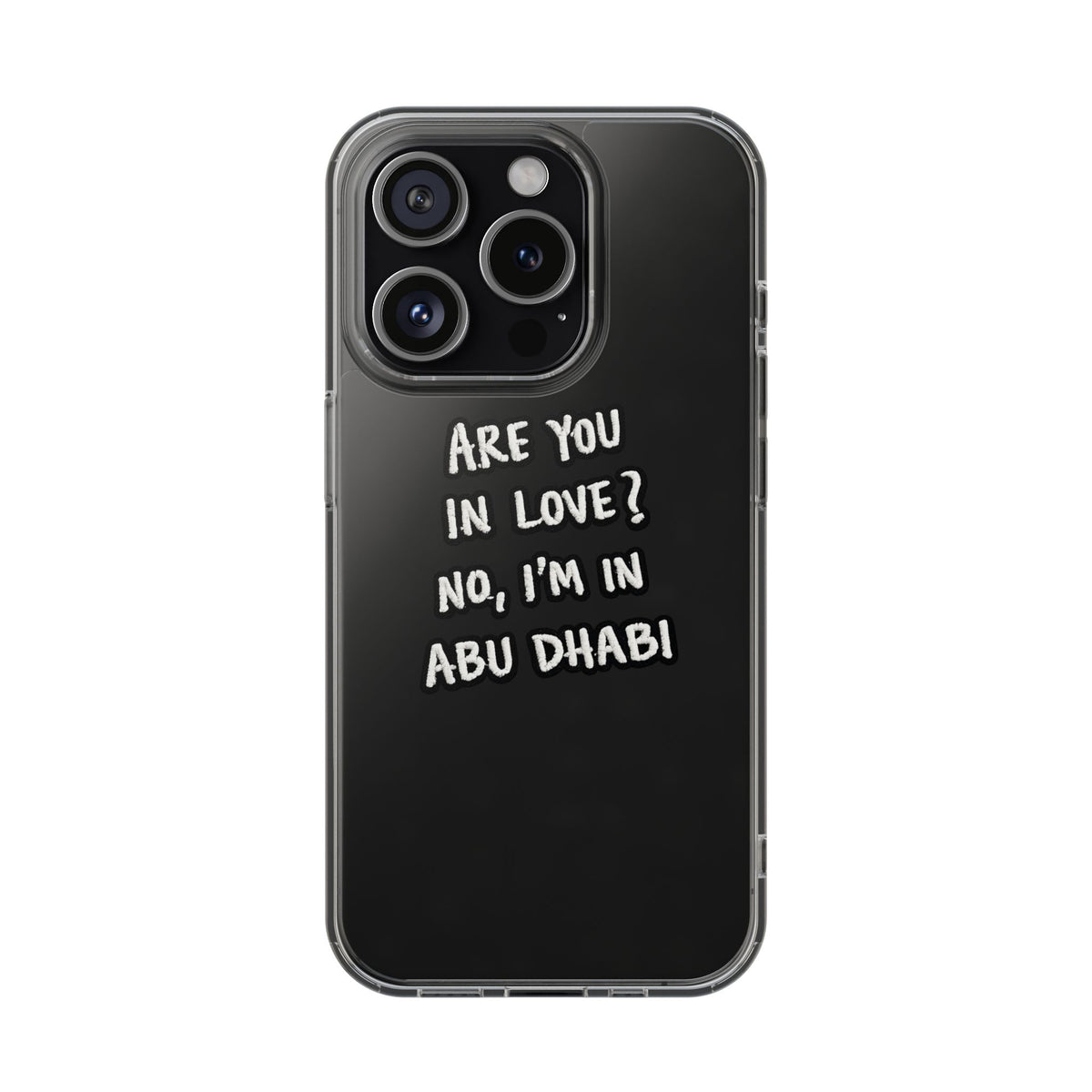 Abu Dhabi Love Clear Case
