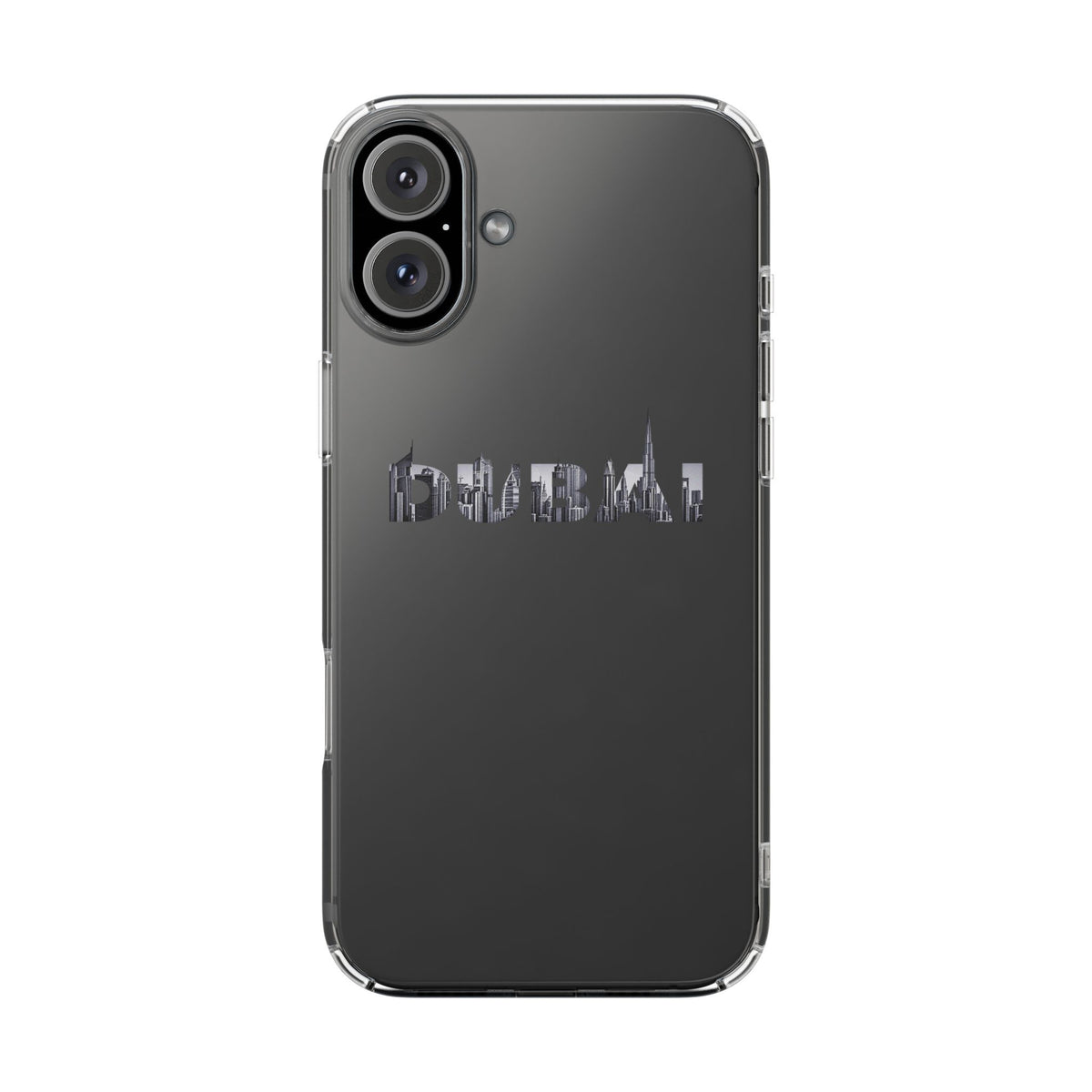 Dubai Skyline Clear Impact-Resistant Case