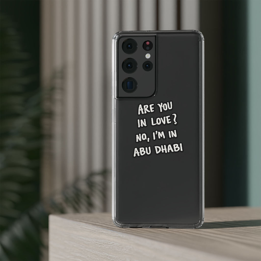 Abu Dhabi Love Clear Case