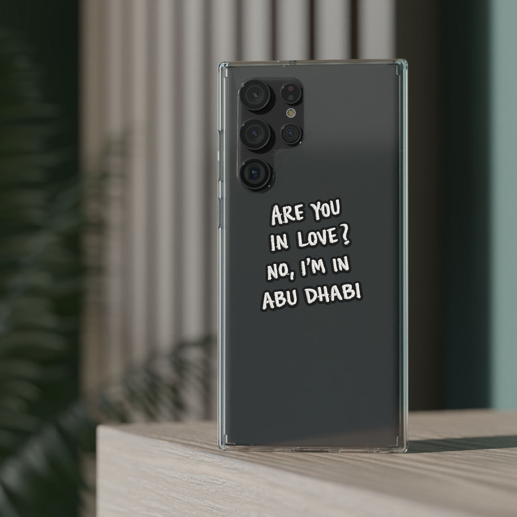 Abu Dhabi Love Clear Case
