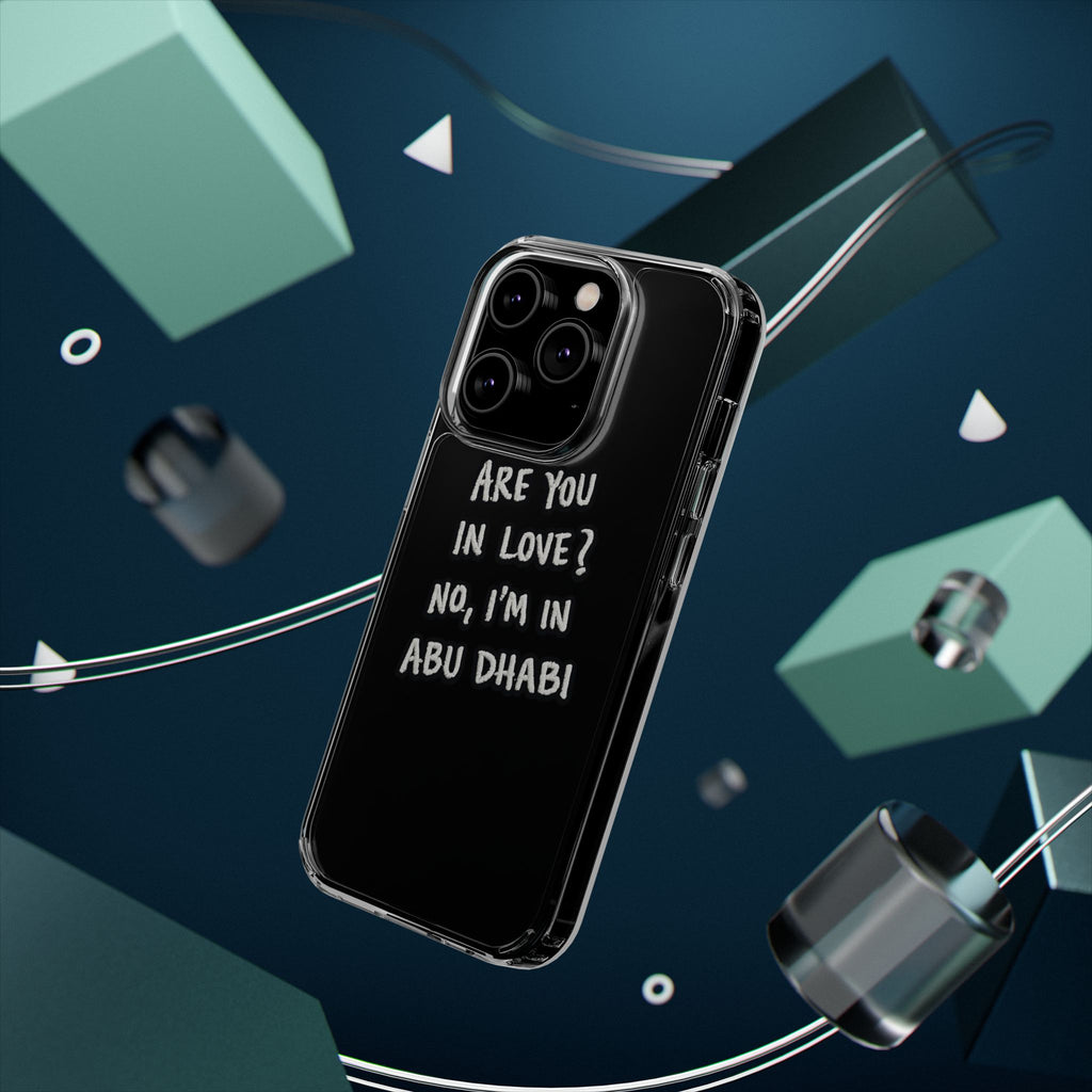 Abu Dhabi Love Clear Case