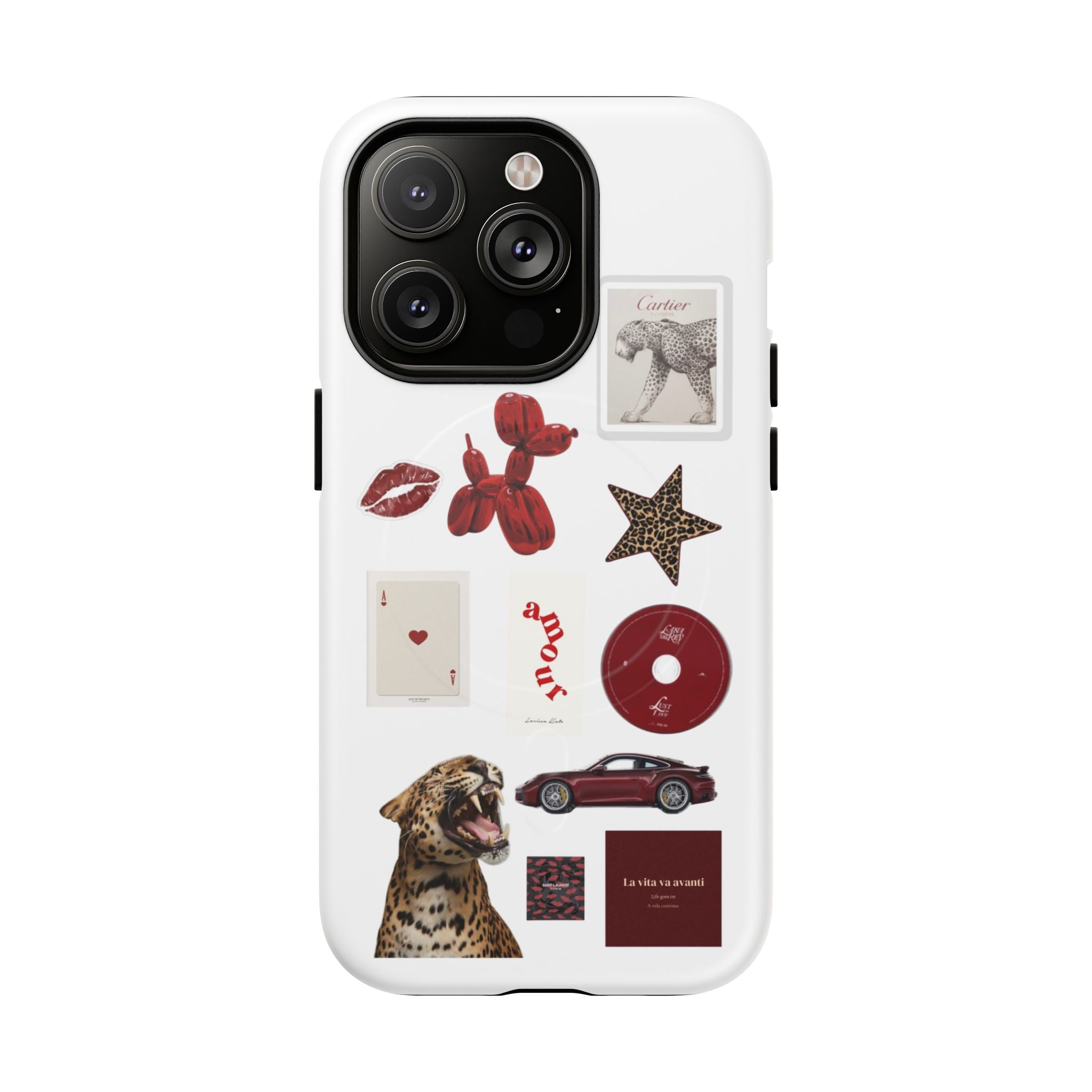 SAEVO Crimson Instinct Magnetic iPhone Case