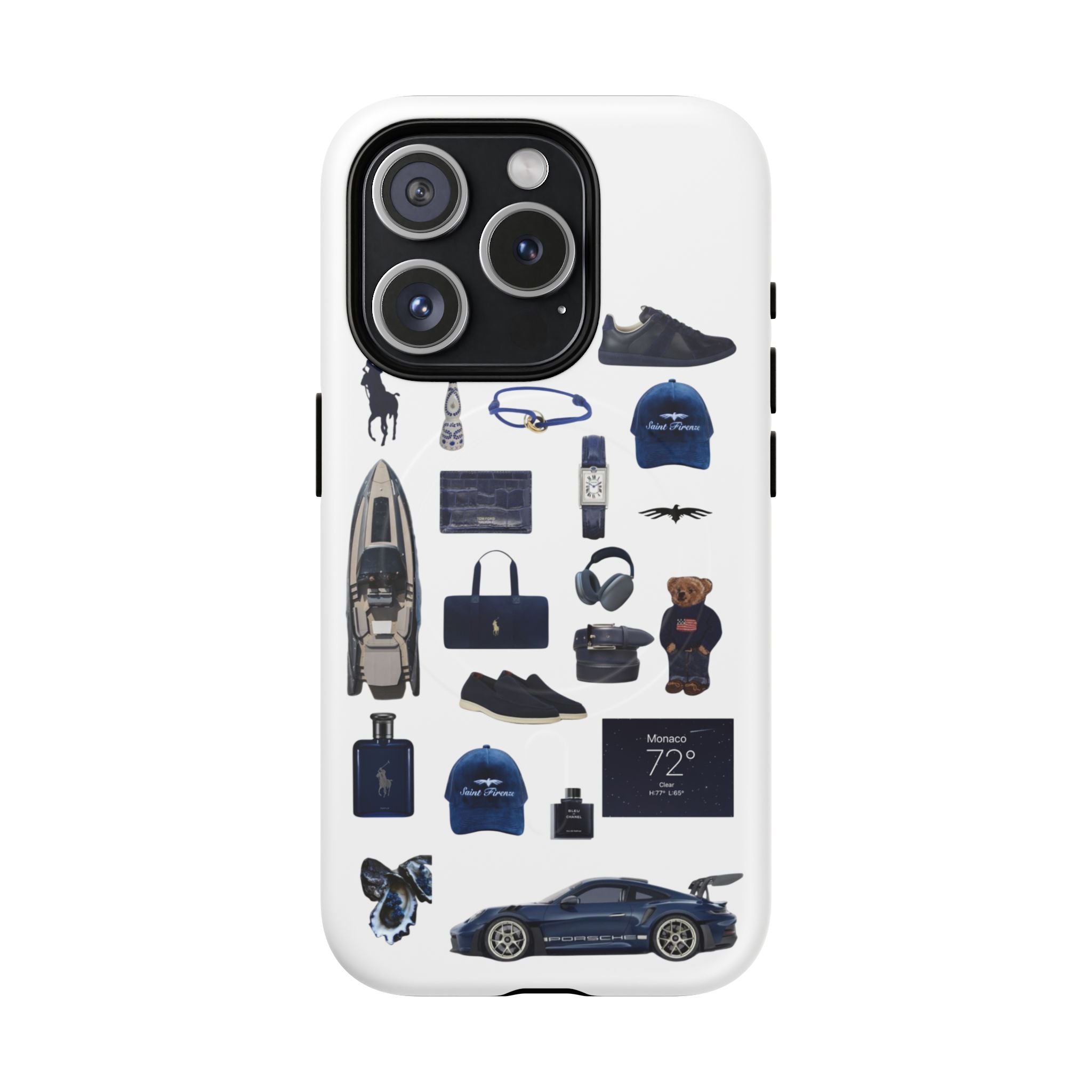 SAEVO Riviera Blue Magnetic iPhone Case