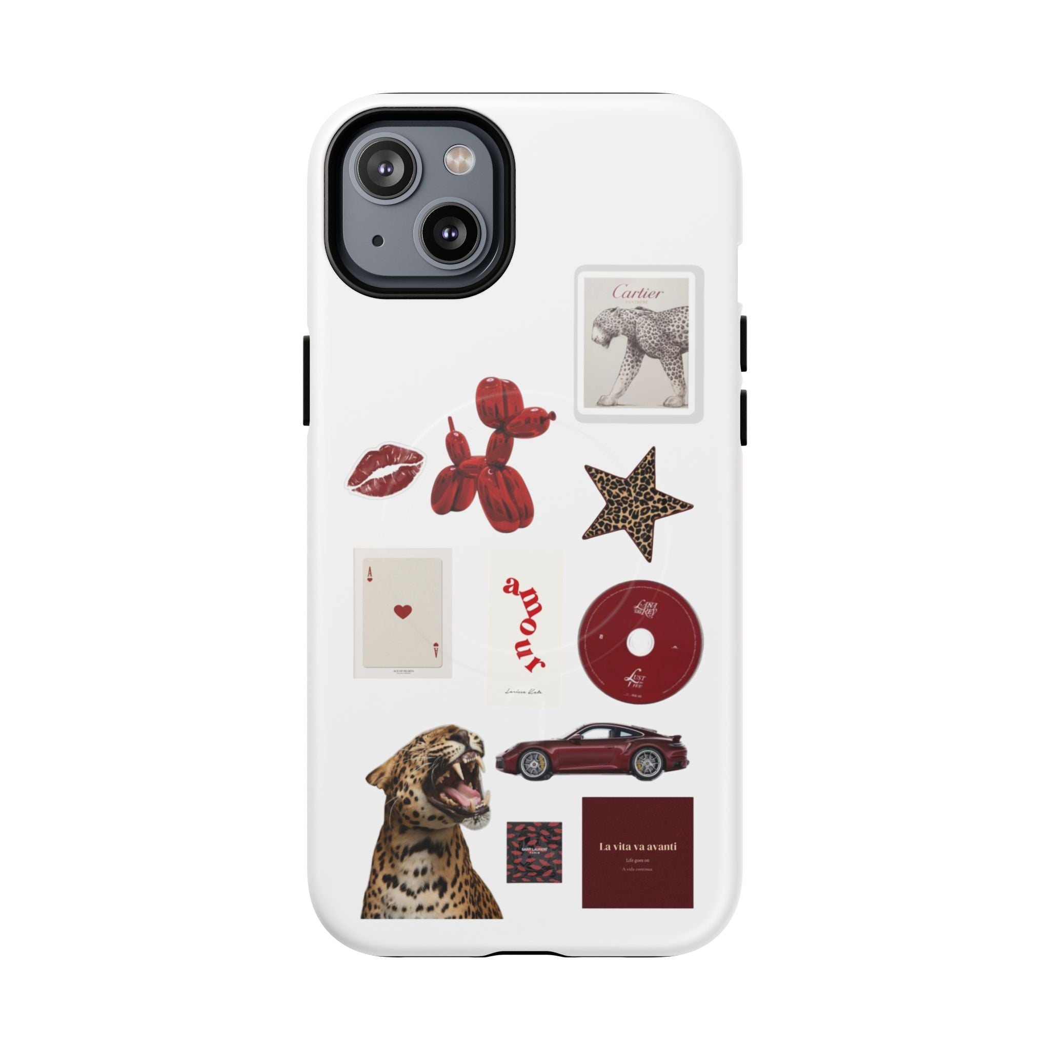 SAEVO Crimson Instinct Magnetic iPhone Case