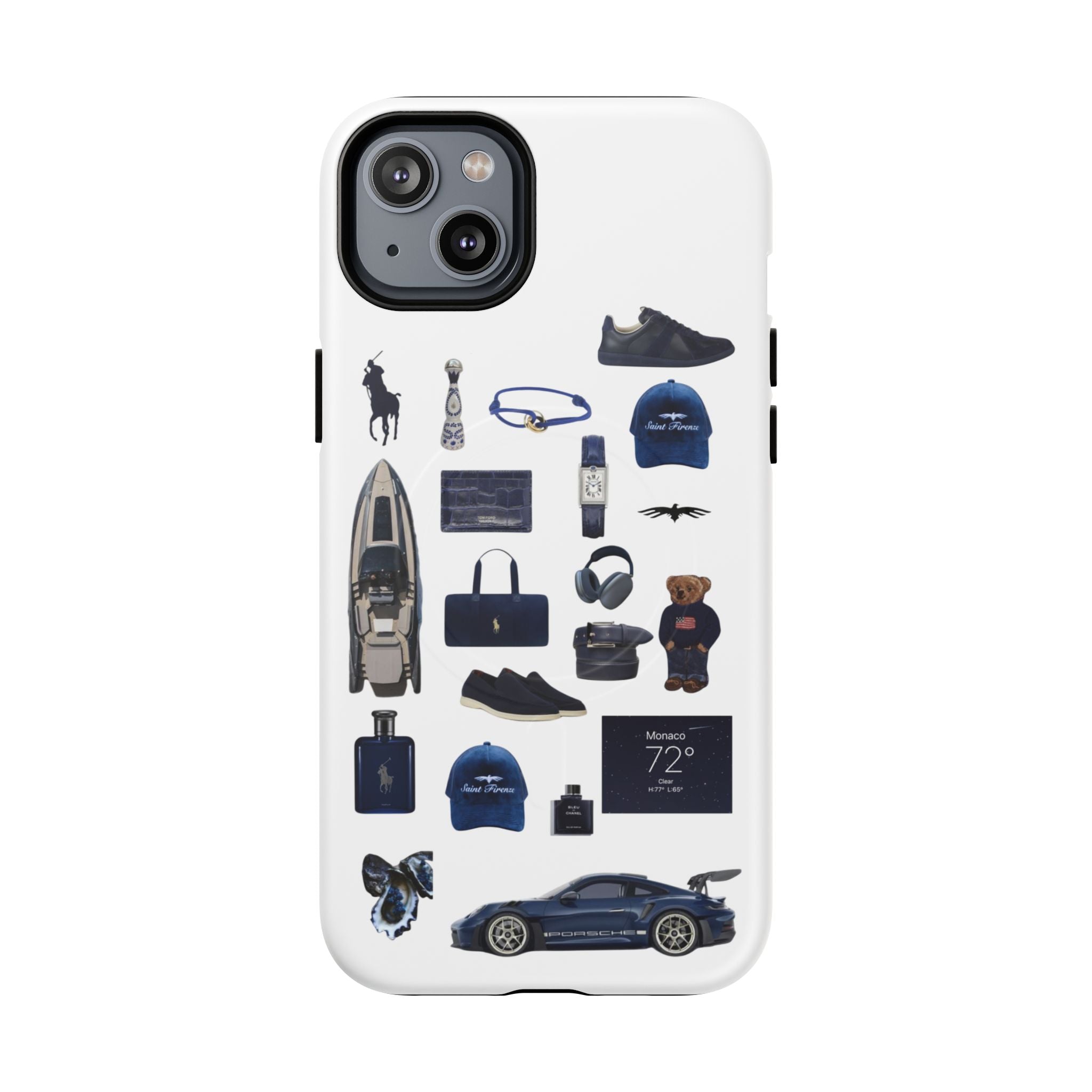 SAEVO Riviera Blue Magnetic iPhone Case
