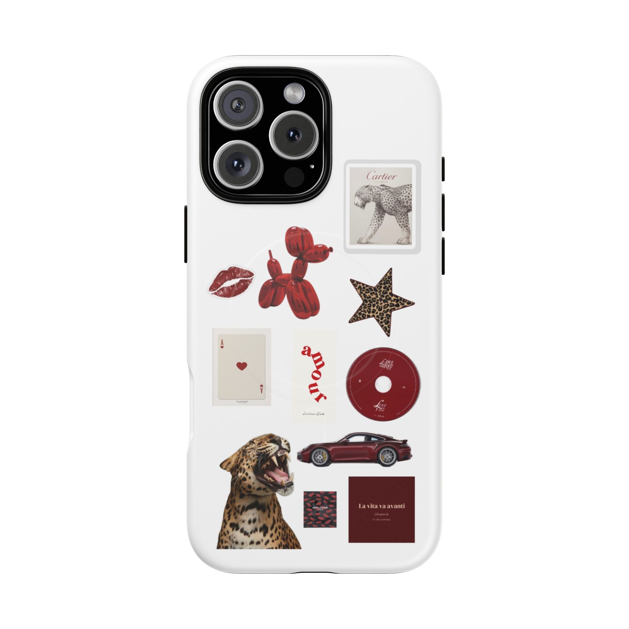 SAEVO Crimson Instinct Magnetic iPhone Case