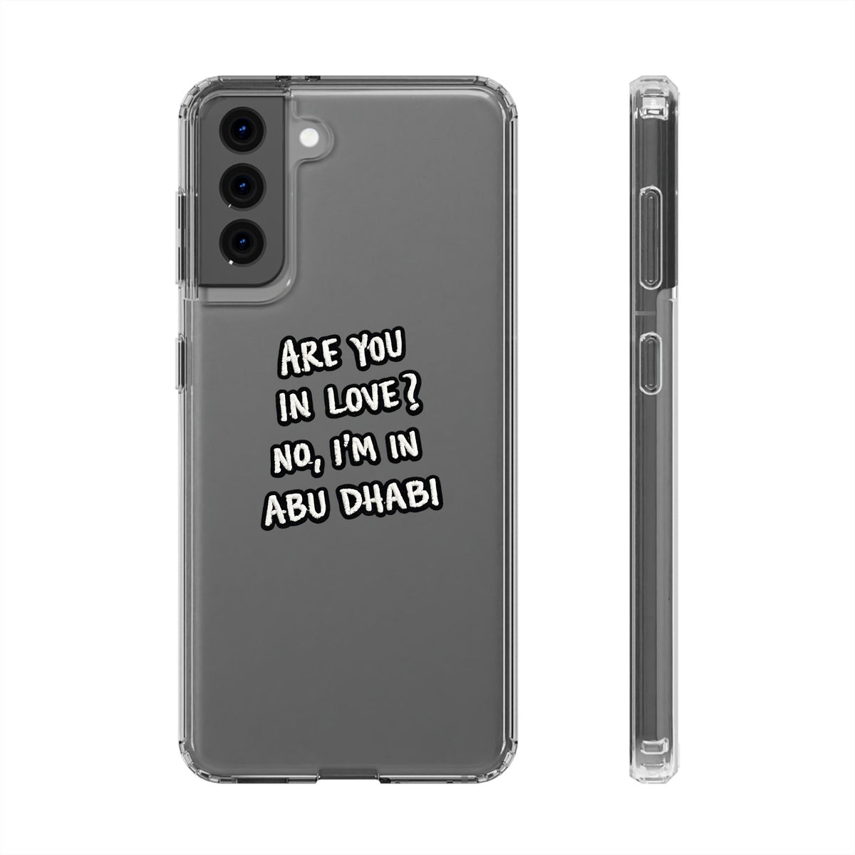 Abu Dhabi Love Clear Case