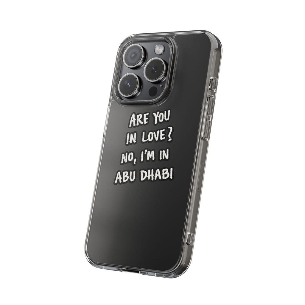 Abu Dhabi Love Clear Case