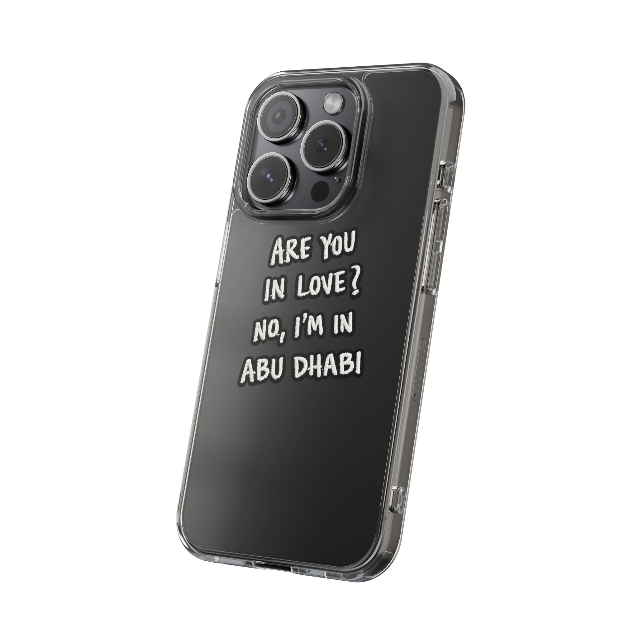 Abu Dhabi Love Clear Case