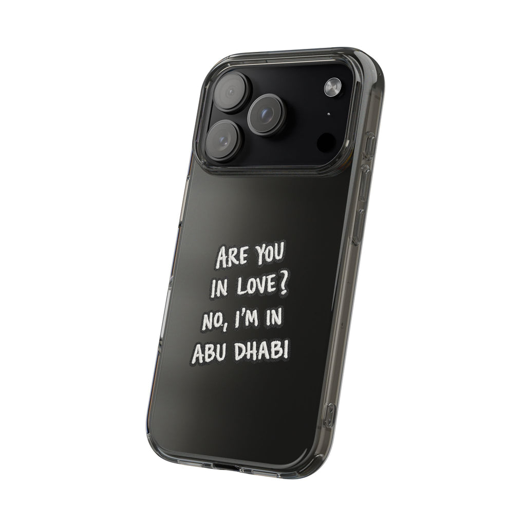 Abu Dhabi Love Clear Case