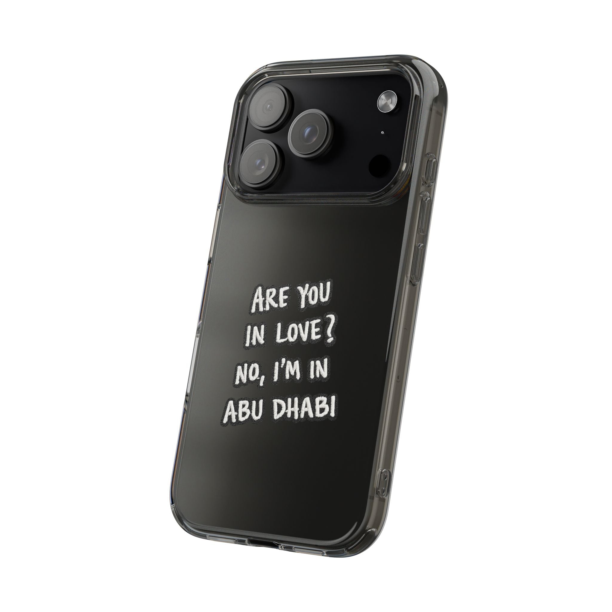 Abu Dhabi Love Clear Case