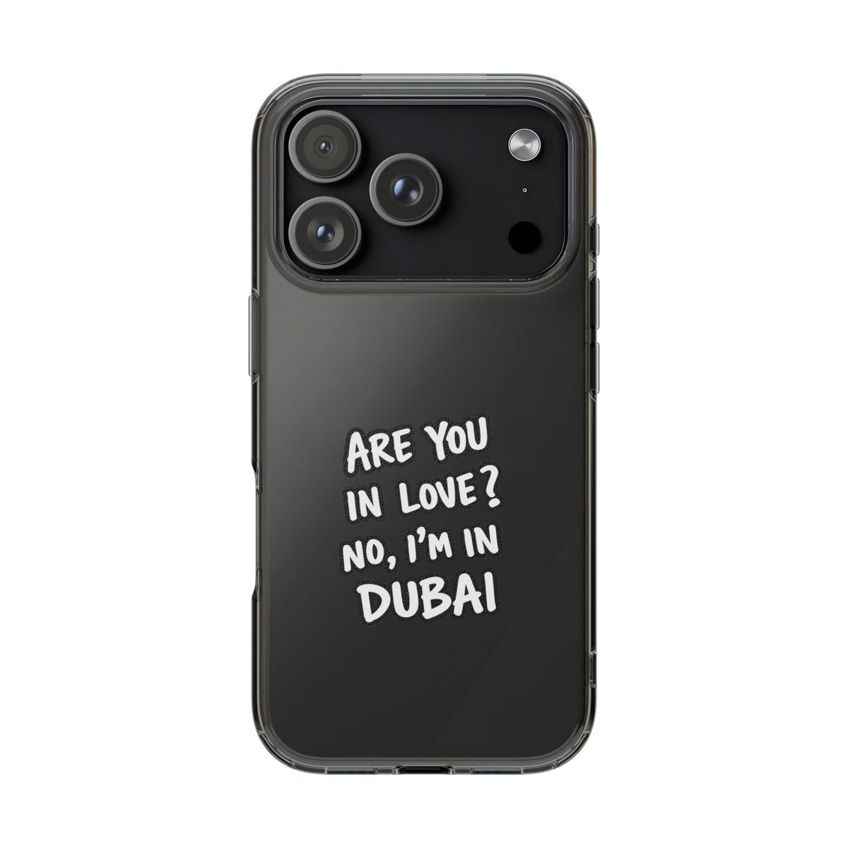 Dubai Love Clear Impact-Resistant Case