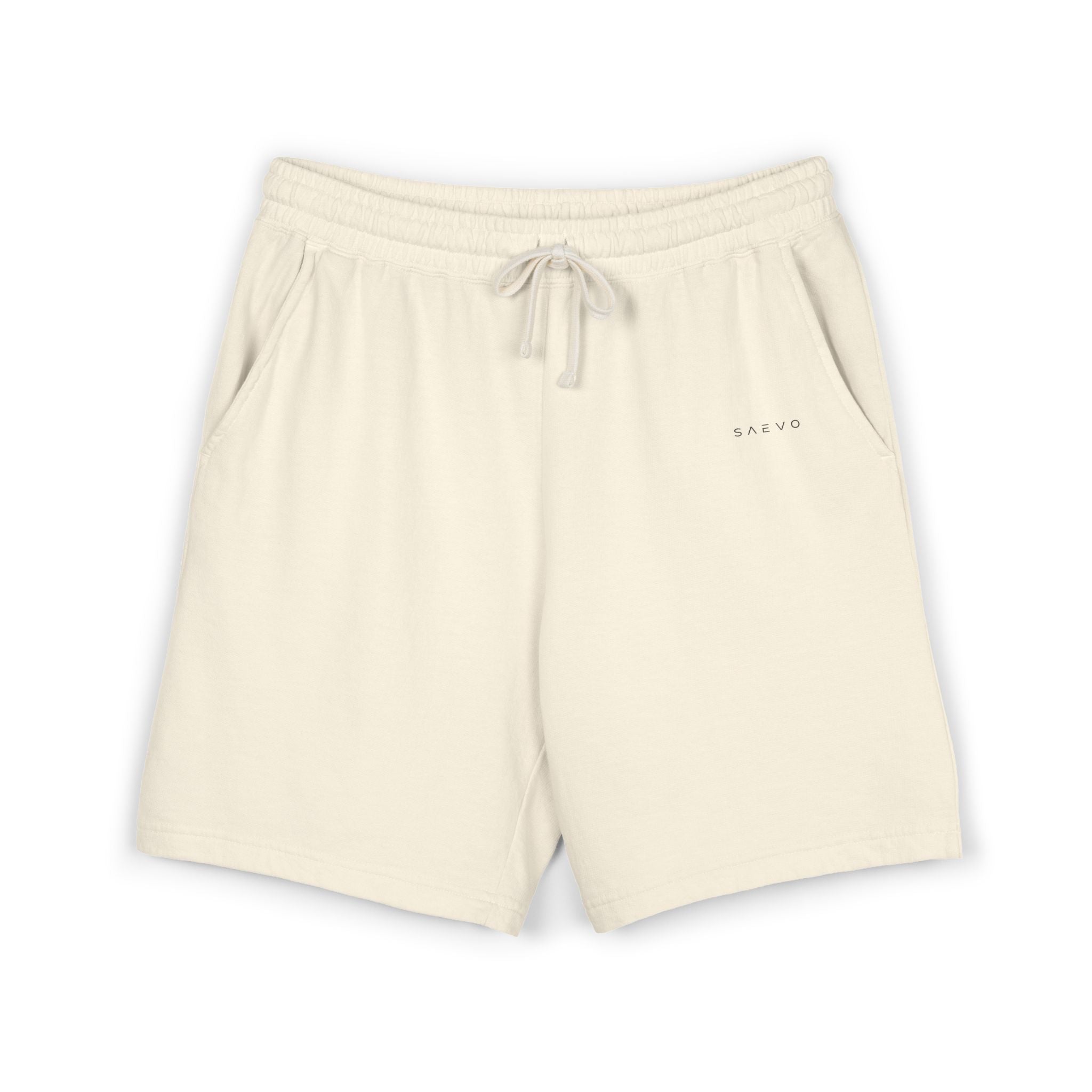 SAEVO Garment-Dyed Fleece Sweat Shorts