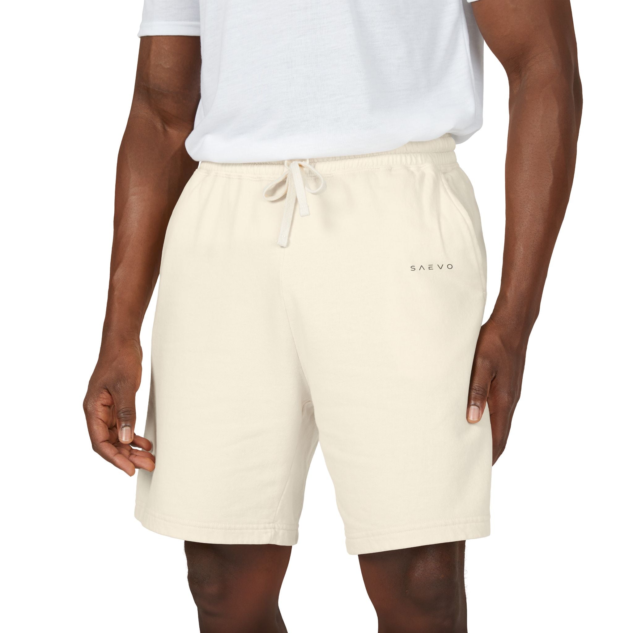SAEVO Garment-Dyed Fleece Sweat Shorts