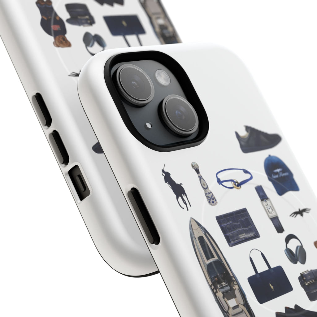 SAEVO Riviera Blue Magnetic iPhone Case