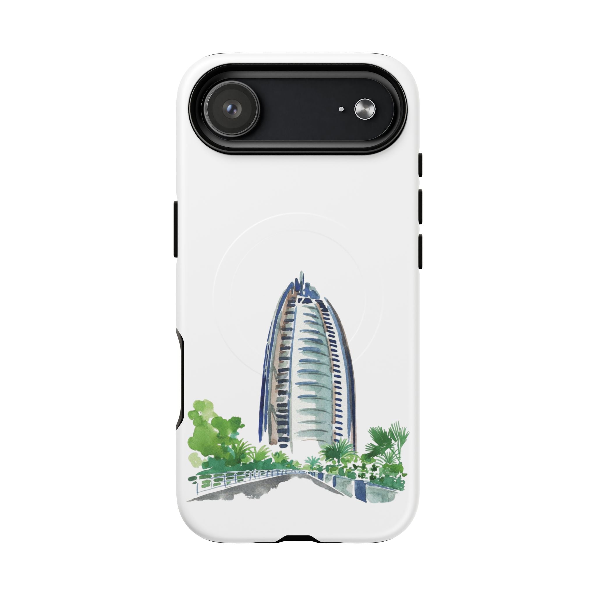 SAEVO Burj Al Arab Watercolor Magnetic iPhone Case