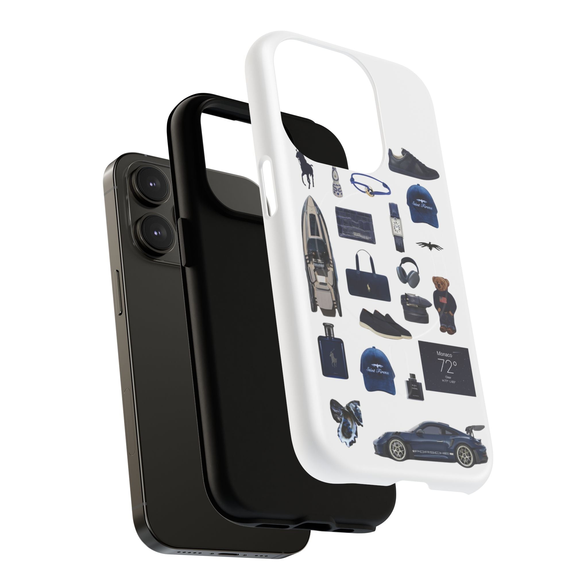 SAEVO Riviera Blue Magnetic iPhone Case