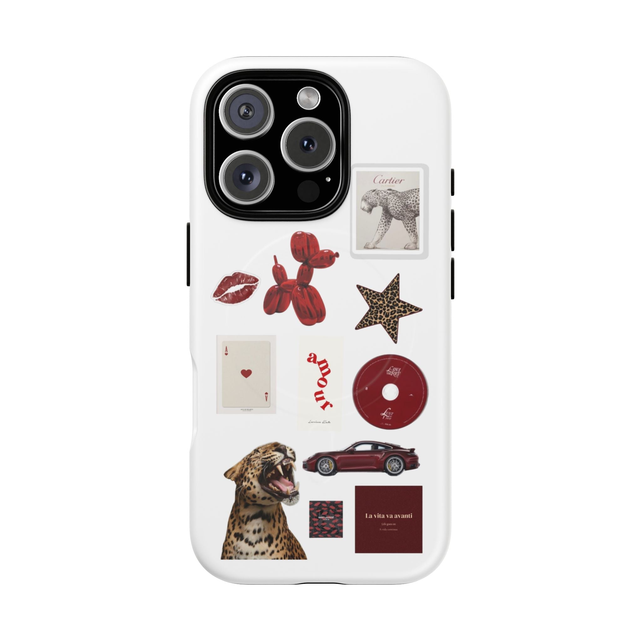 SAEVO Crimson Instinct Magnetic iPhone Case