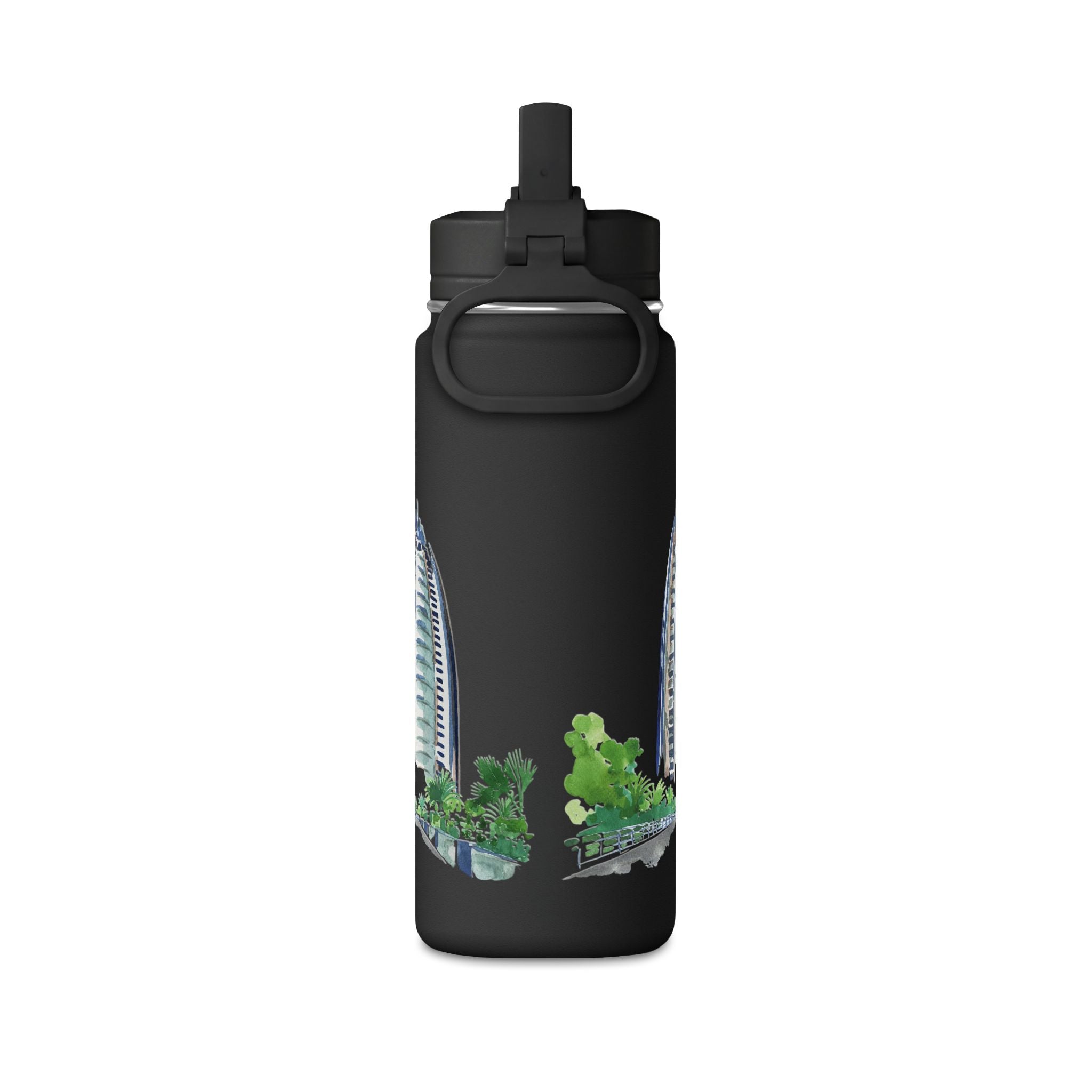 SAEVO Burj Al Arab Watercolor Mini Water Bottle – 0.6L