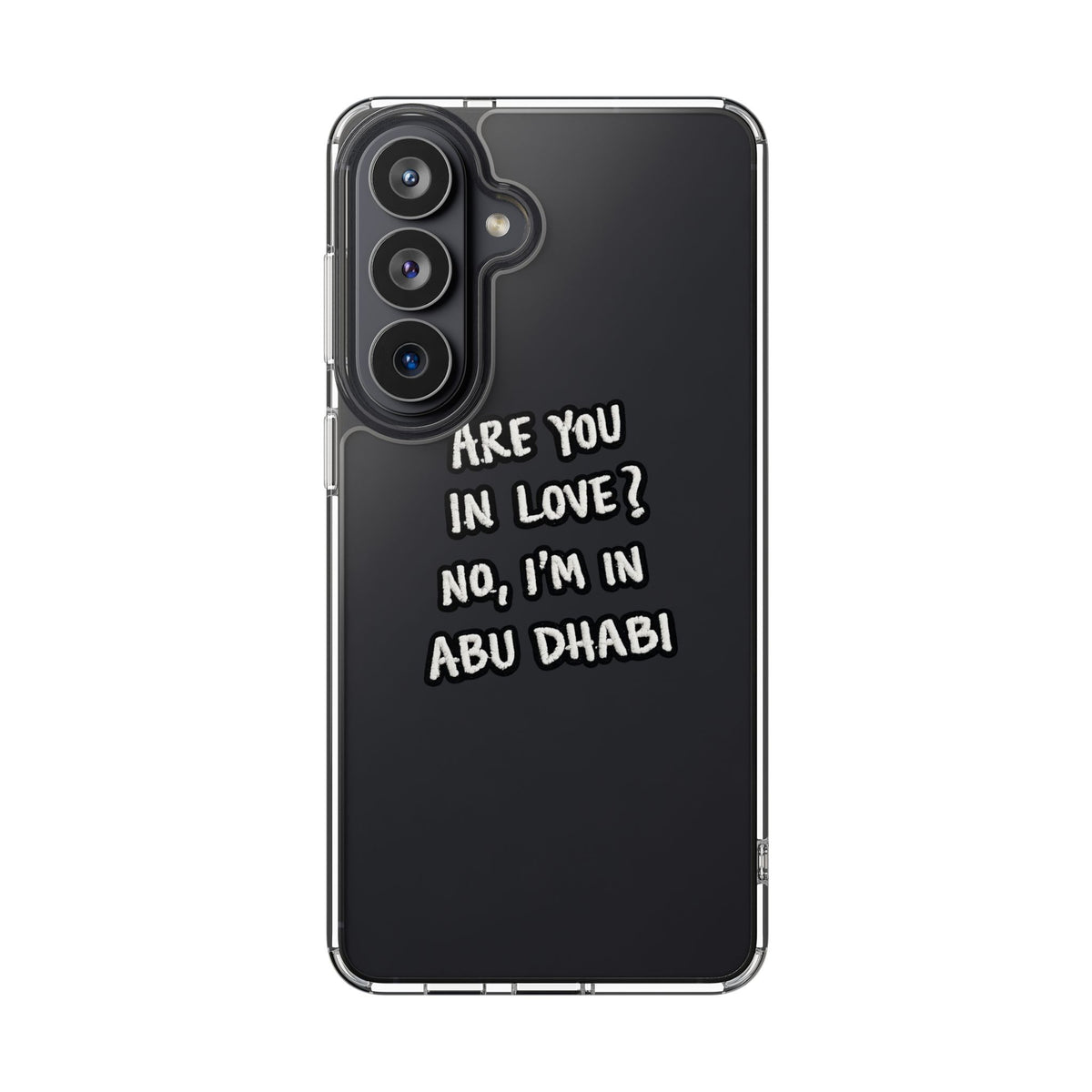 Abu Dhabi Love Clear Case
