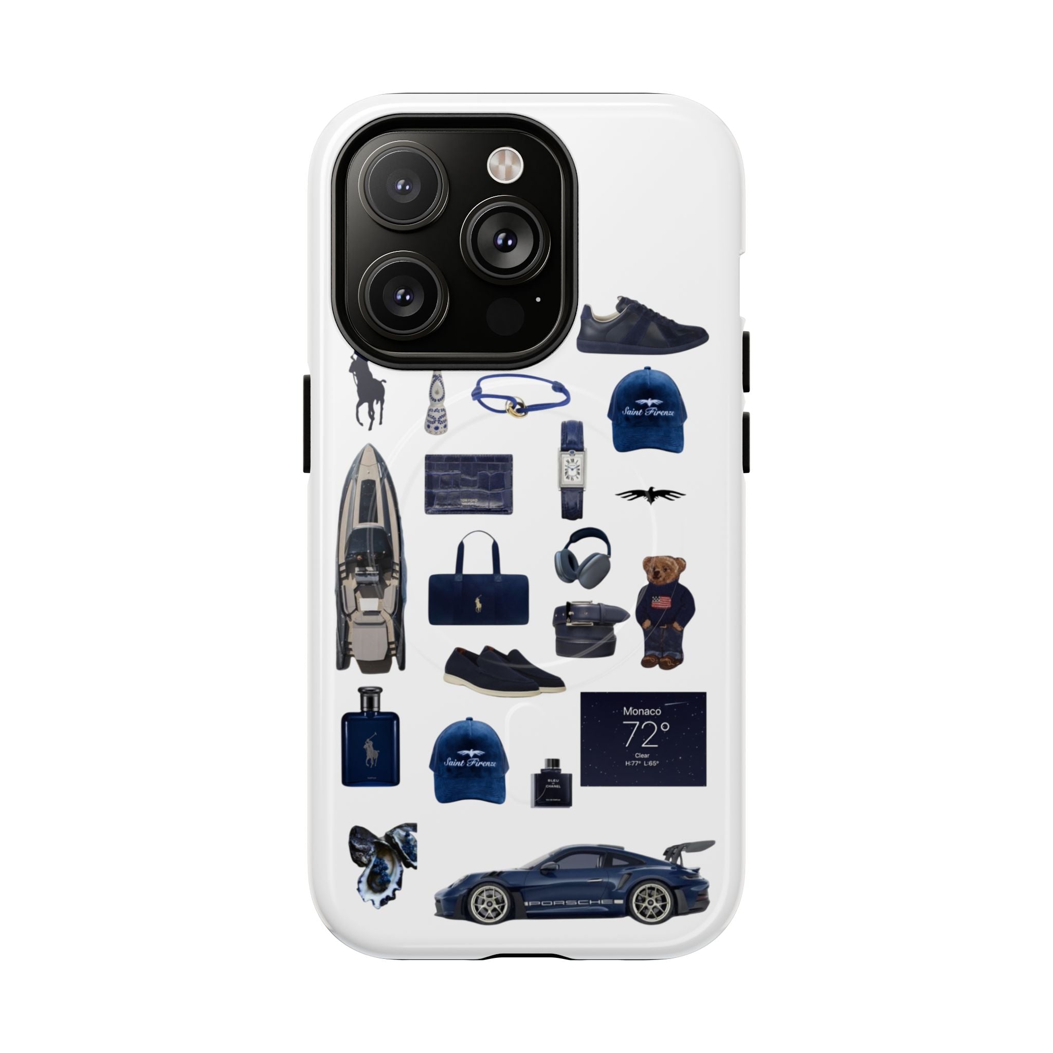 SAEVO Riviera Blue Magnetic iPhone Case