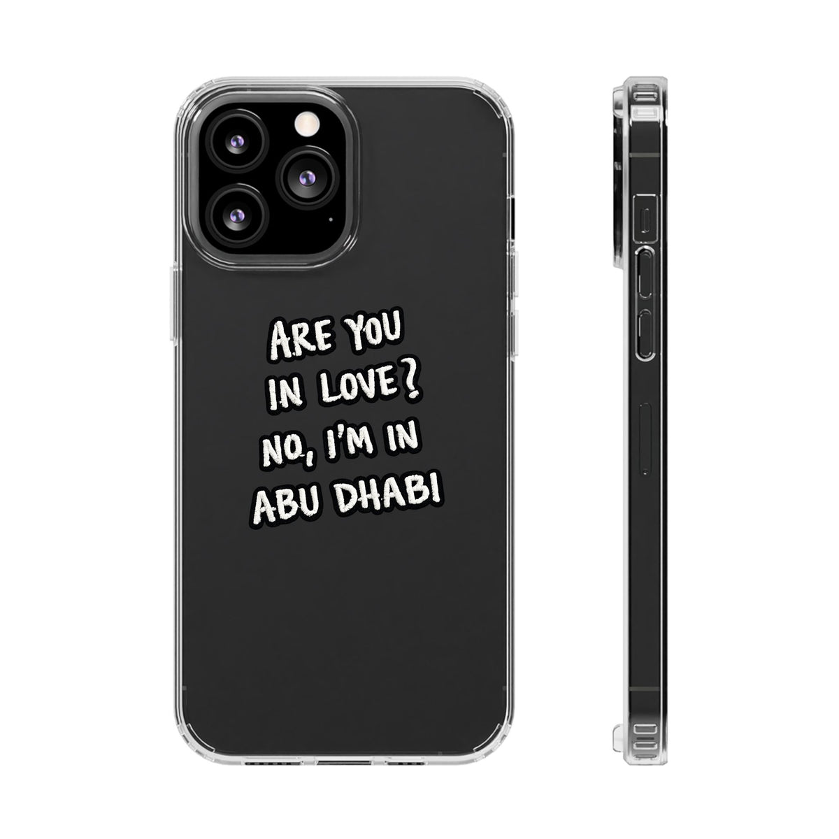 Abu Dhabi Love Clear Case