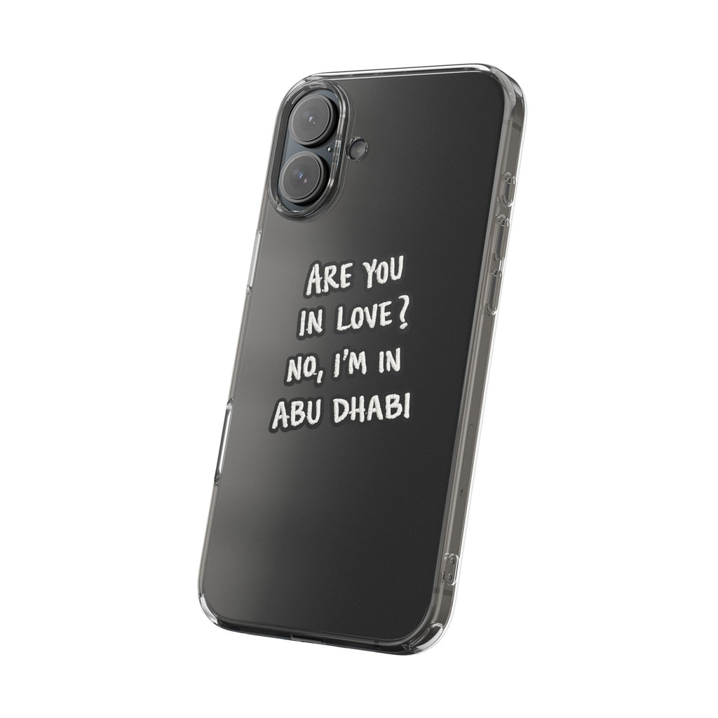Abu Dhabi Love Clear Case