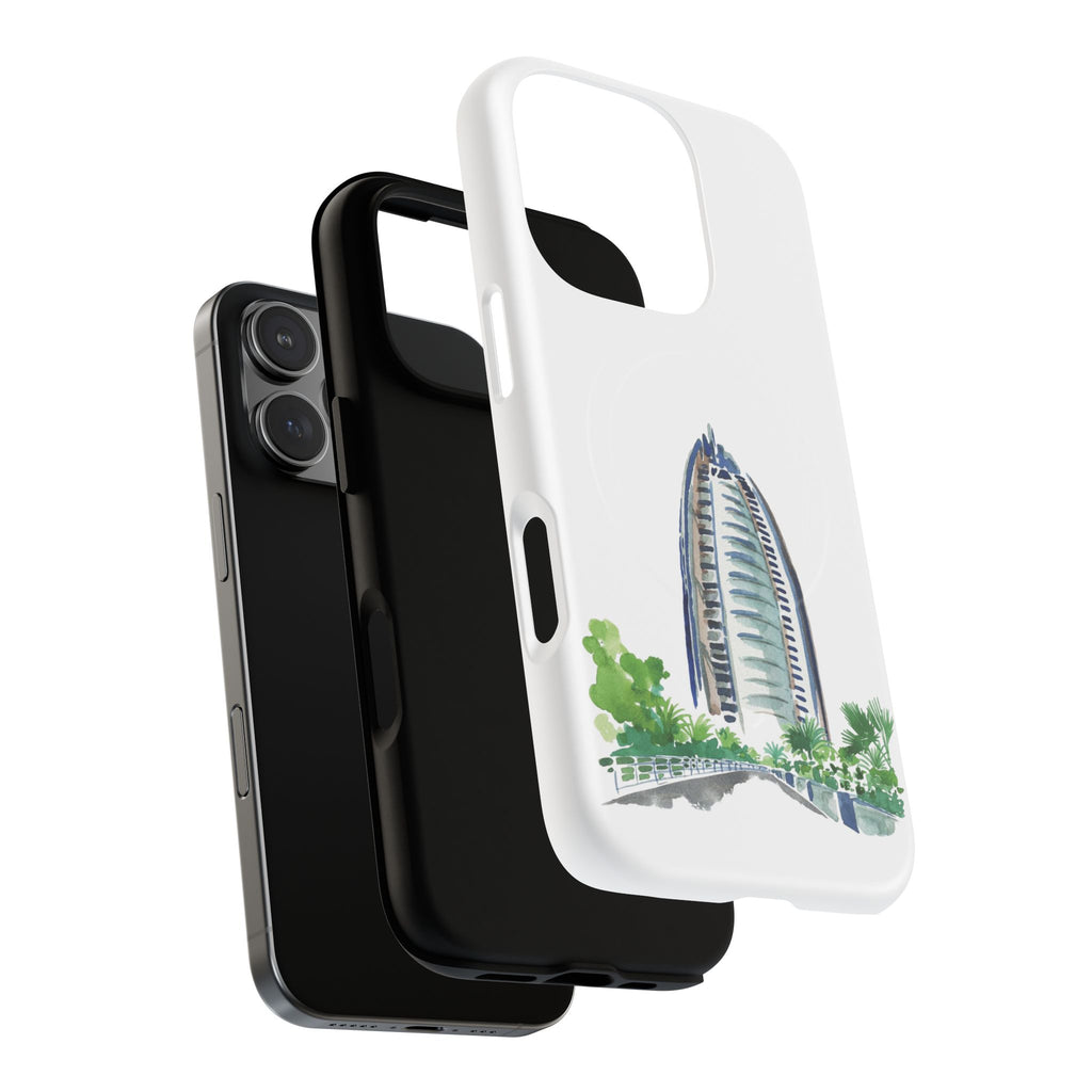 SAEVO Burj Al Arab Watercolor Magnetic iPhone Case