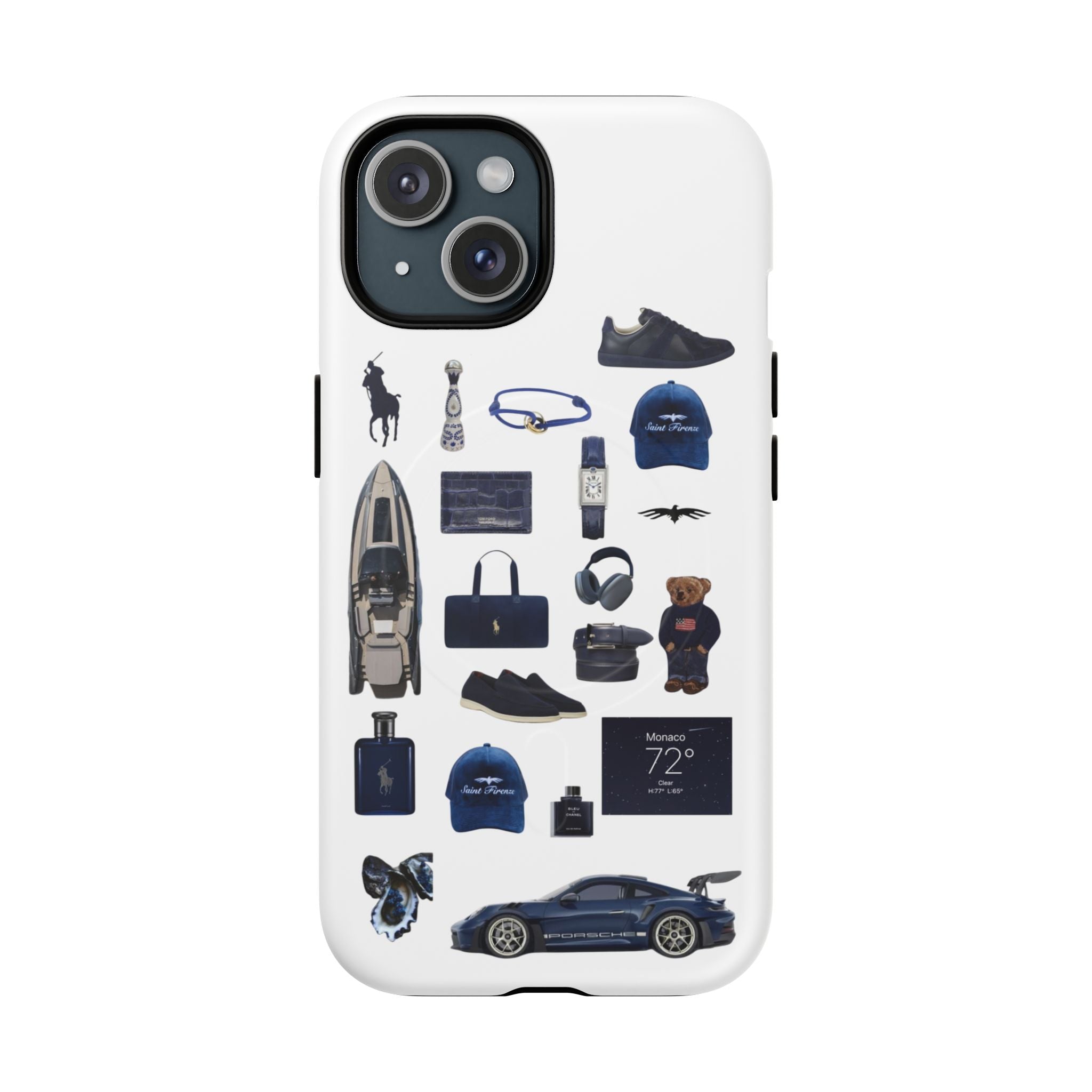 SAEVO Riviera Blue Magnetic iPhone Case
