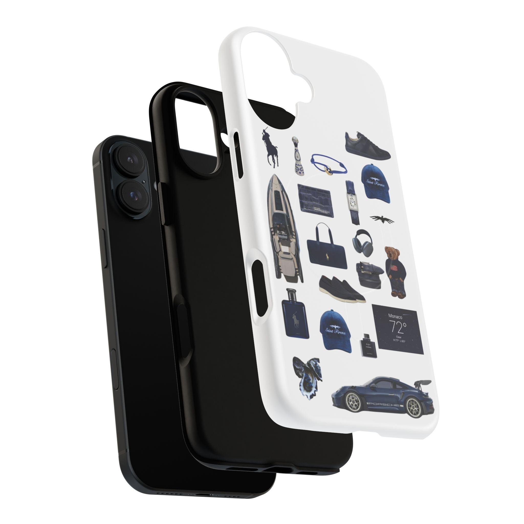 SAEVO Riviera Blue Magnetic iPhone Case