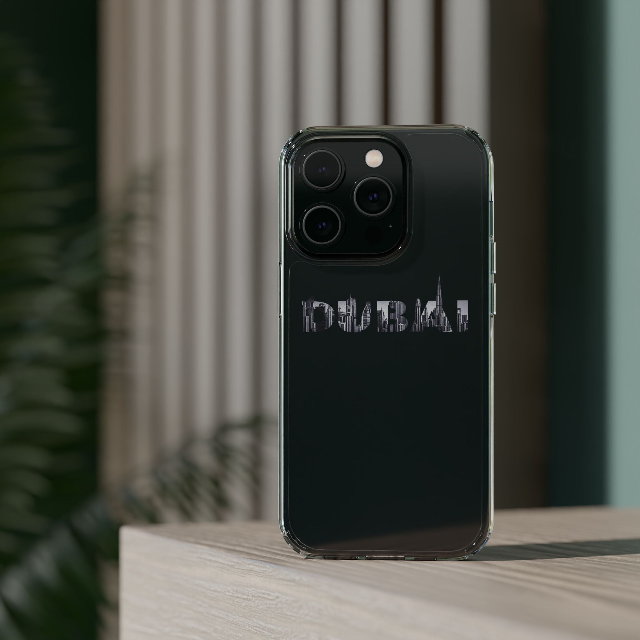 Dubai Skyline Clear Impact-Resistant Case