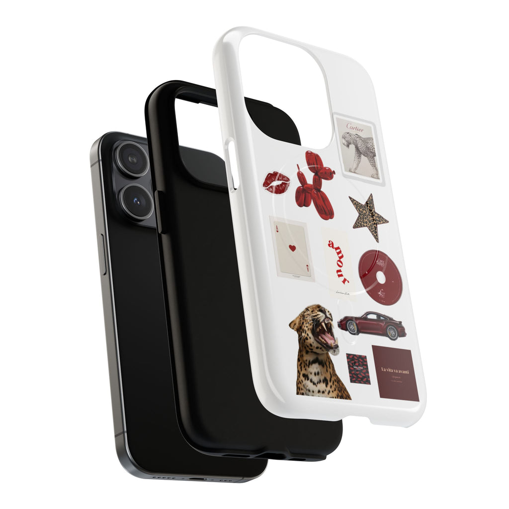SAEVO Crimson Instinct Magnetic iPhone Case