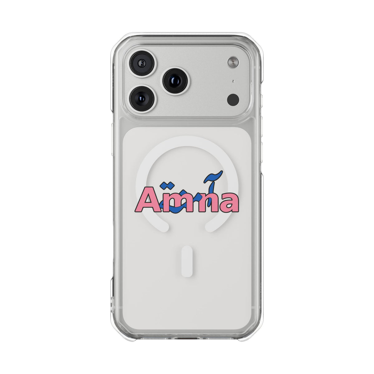 Amna Magnetic Clear iPhone Case