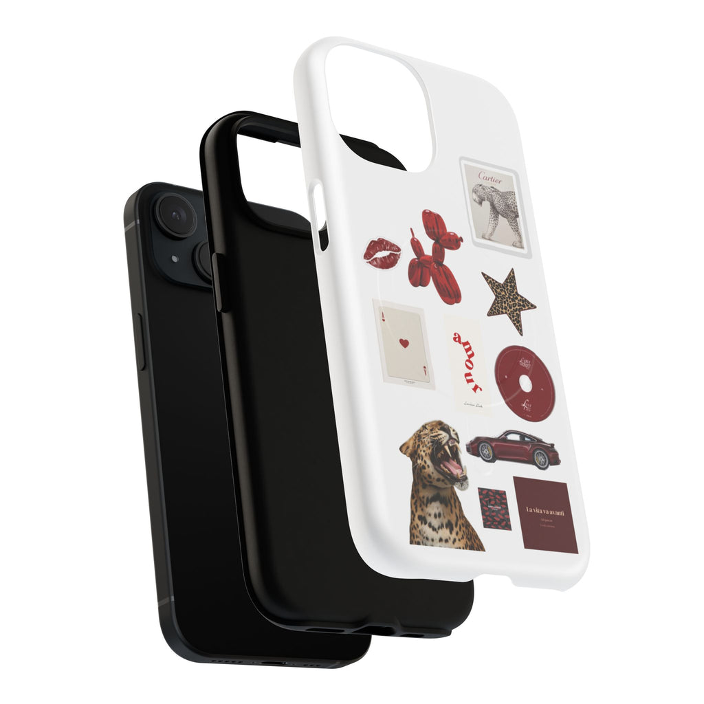 SAEVO Crimson Instinct Magnetic iPhone Case