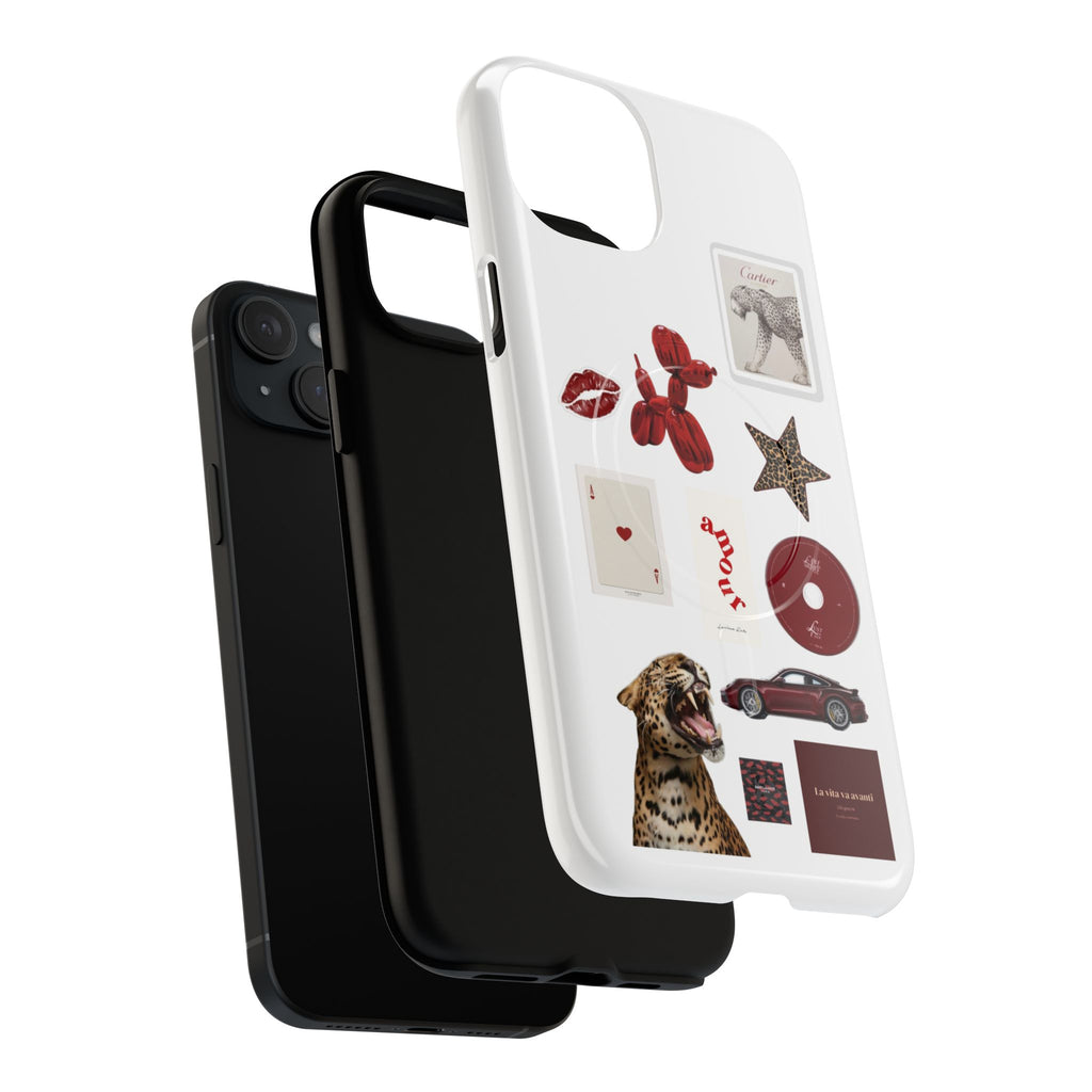 SAEVO Crimson Instinct Magnetic iPhone Case