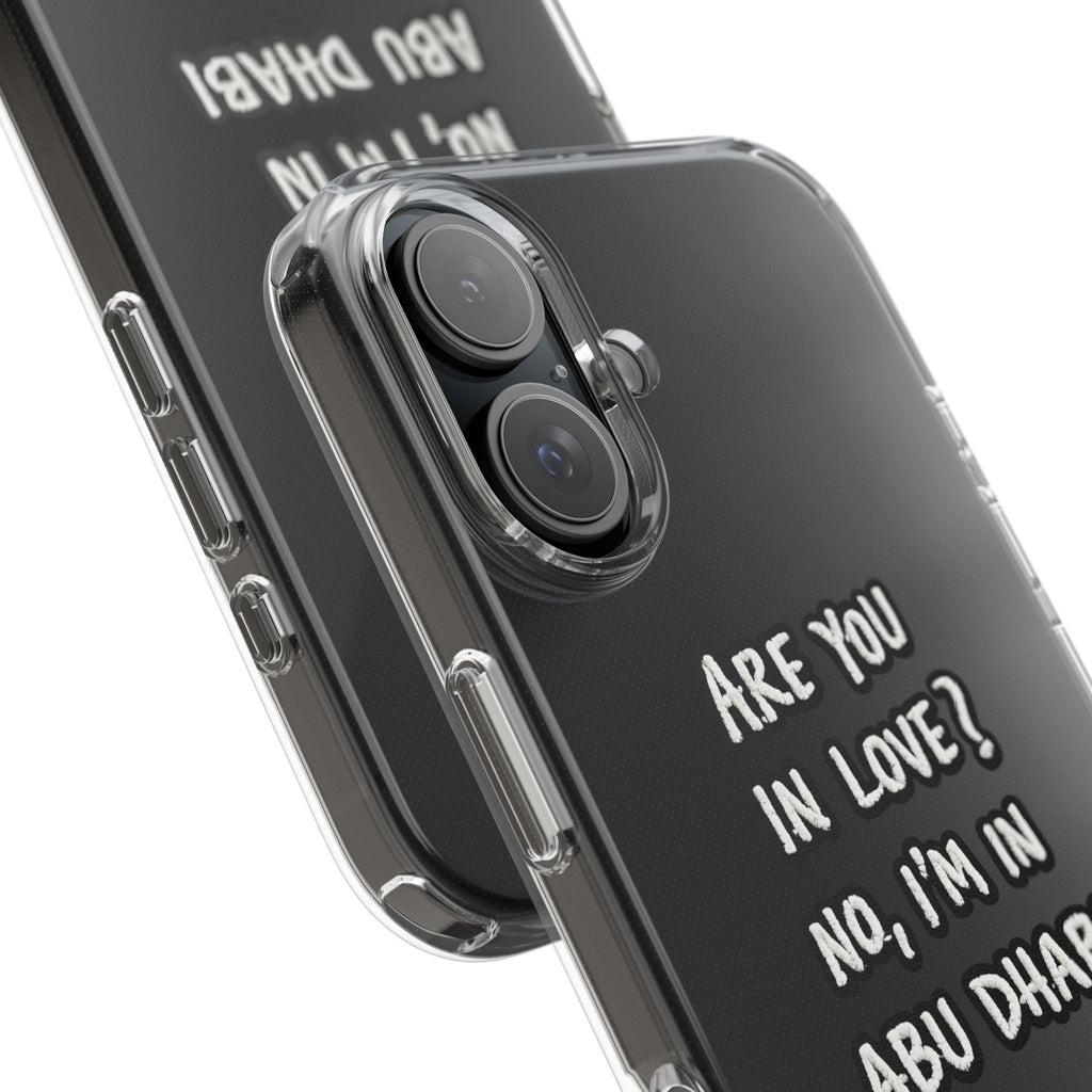 Abu Dhabi Love Clear Case