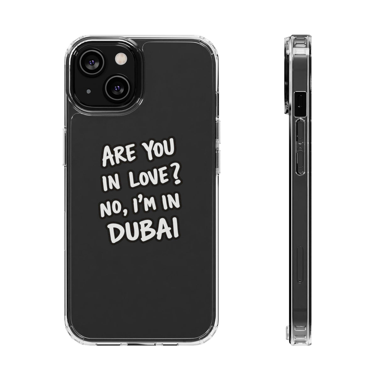 Dubai Love Clear Impact-Resistant Case
