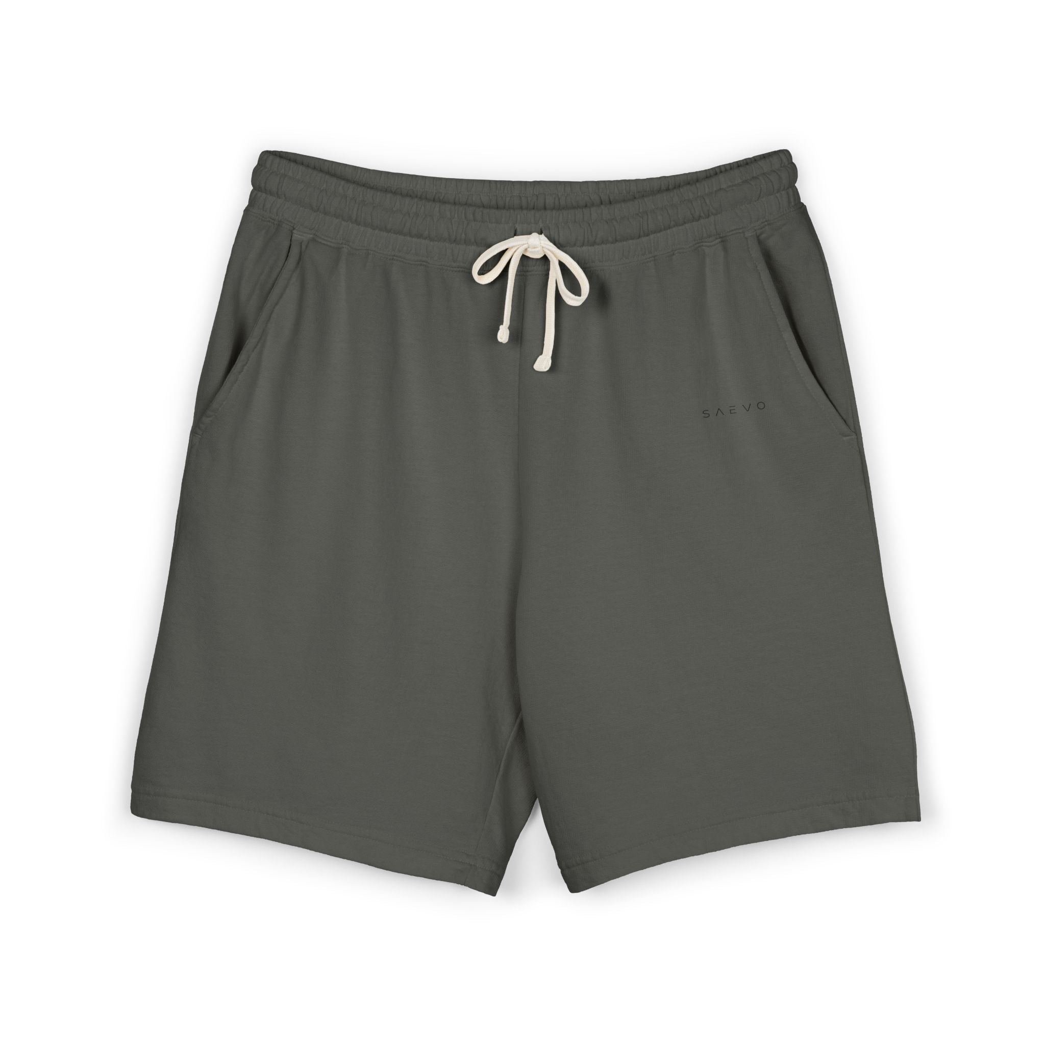SAEVO Garment-Dyed Fleece Sweat Shorts