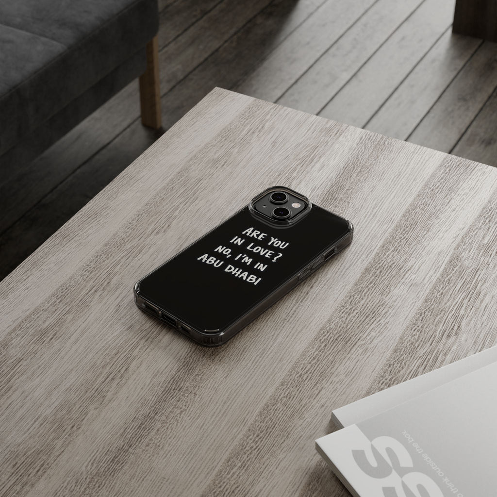 Abu Dhabi Love Clear Case