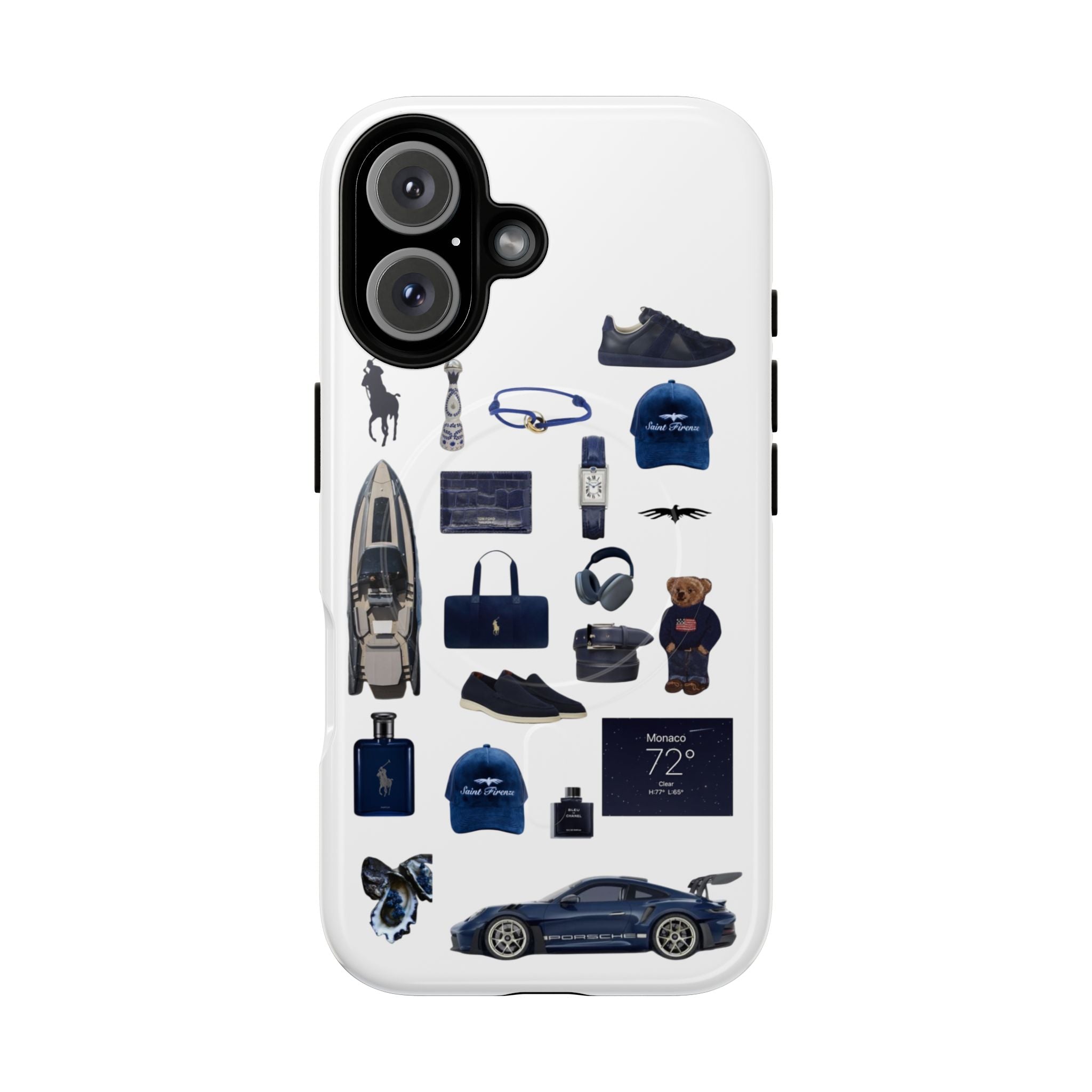 SAEVO Riviera Blue Magnetic iPhone Case