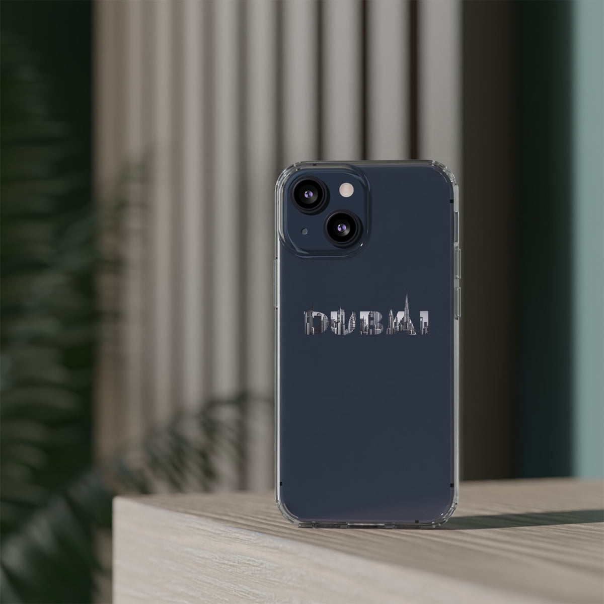 Dubai Skyline Clear Impact-Resistant Case