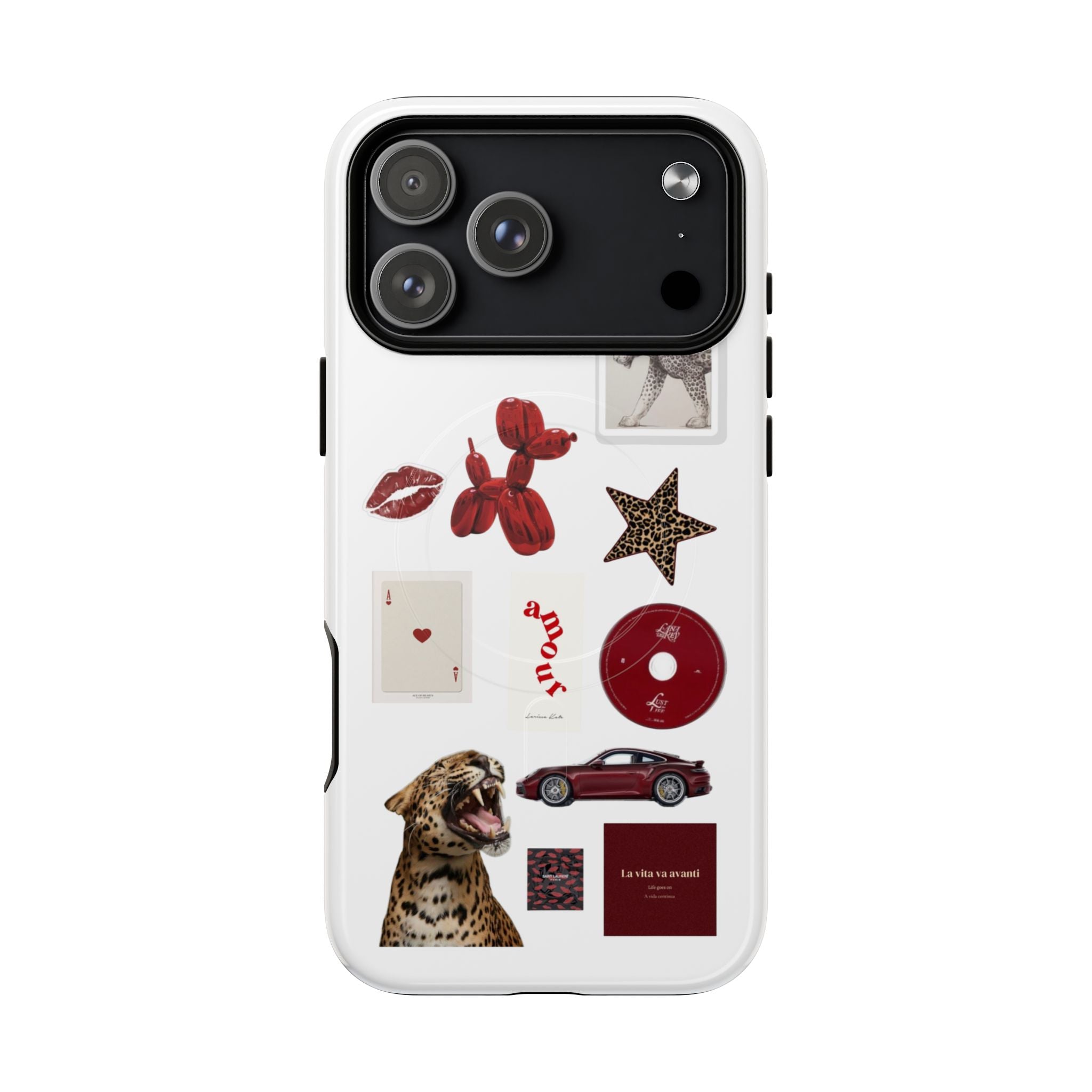 SAEVO Crimson Instinct Magnetic iPhone Case