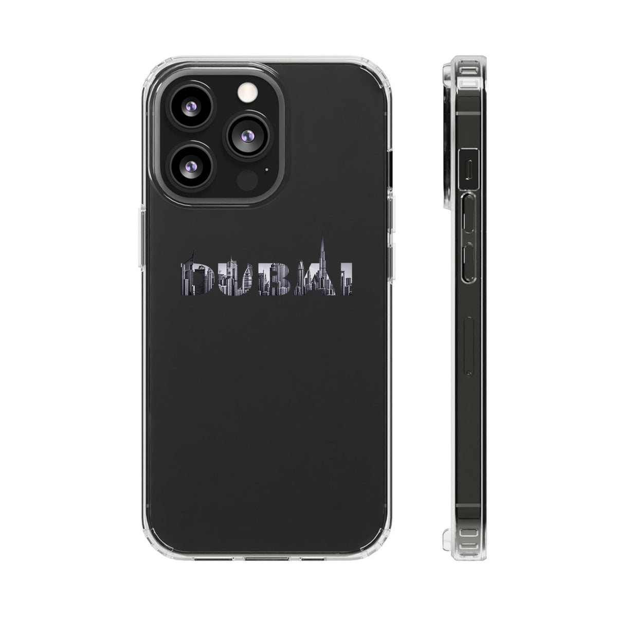 Dubai Skyline Clear Impact-Resistant Case
