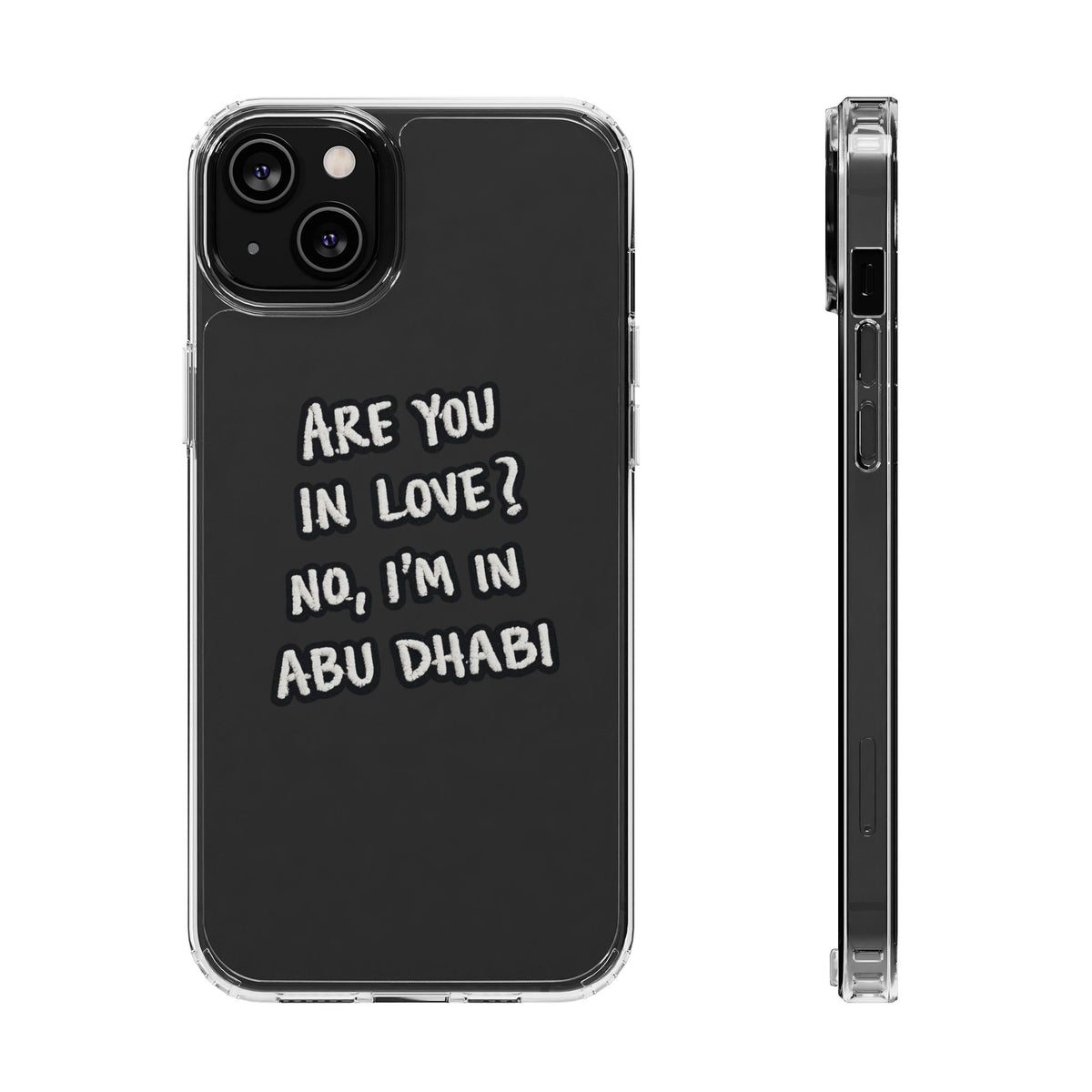 Abu Dhabi Love Clear Case