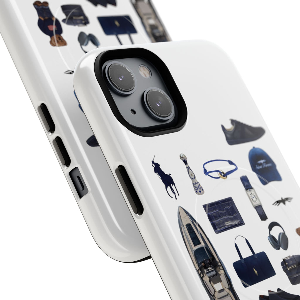 SAEVO Riviera Blue Magnetic iPhone Case